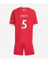 Liverpool Ibrahima Konate #5 Hjemmedraktsett Barn 2025-26 Korte ermer (+ bukser)